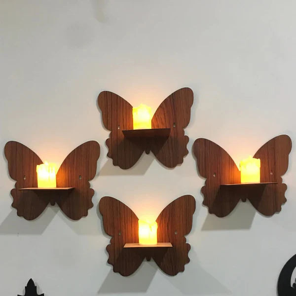 Set of four Butterfly Planter Stand