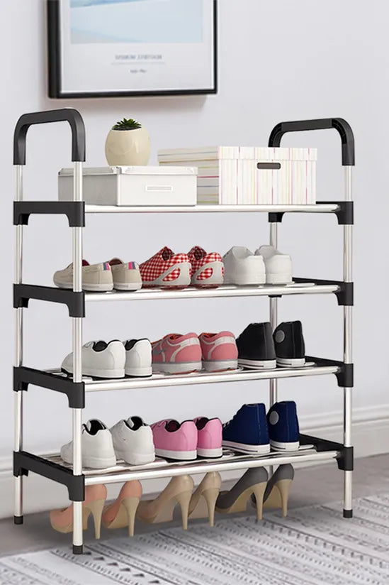 Shoe Rack Organizer Stackable Space Saving Shoe Shelf
