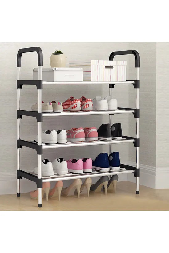 Shoe Rack Organizer Stackable Space Saving Shoe Shelf