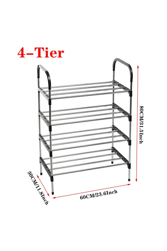Shoe Rack Organizer Stackable Space Saving Shoe Shelf